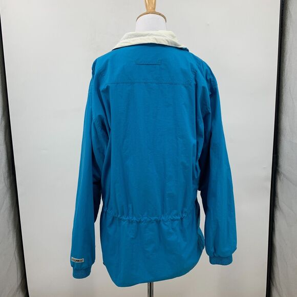 Vintage Helly Hansen Windbreaker Ski Jacket Womens M Medium 1/4 Zip Pullover - Picture 3 of 13